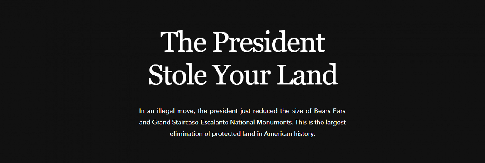 Patagonia Goes to Washington